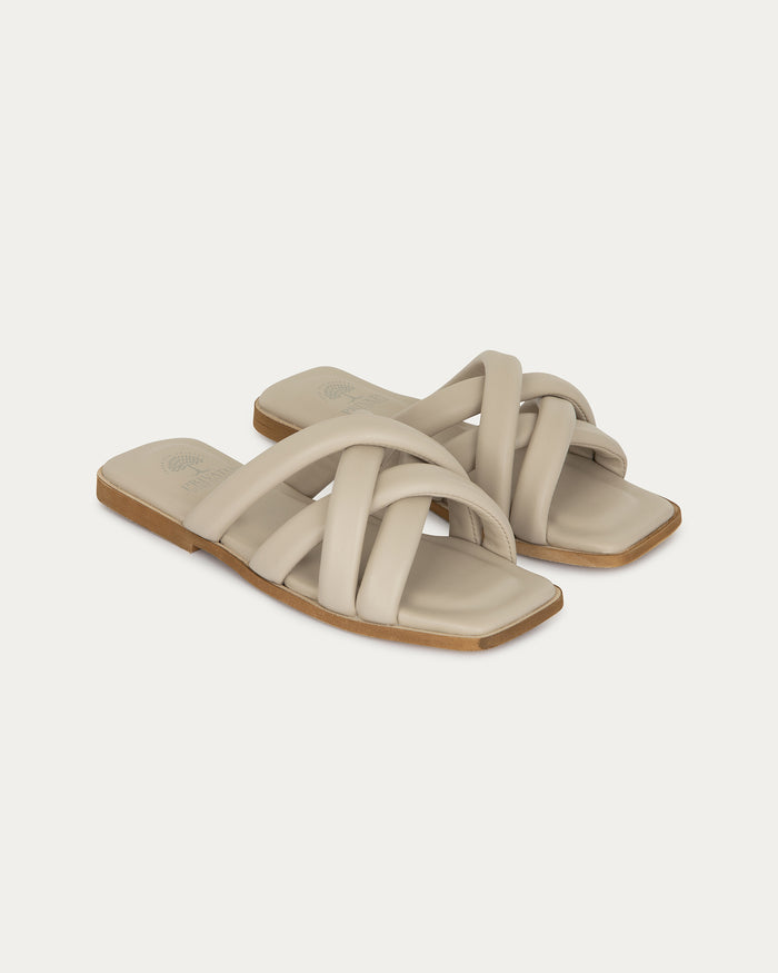 Sandali Capri beige, vegani ecologici