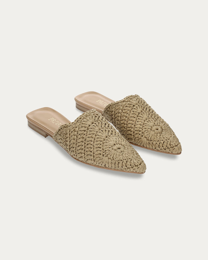 Sandali Macramè beige, vegani ecologici