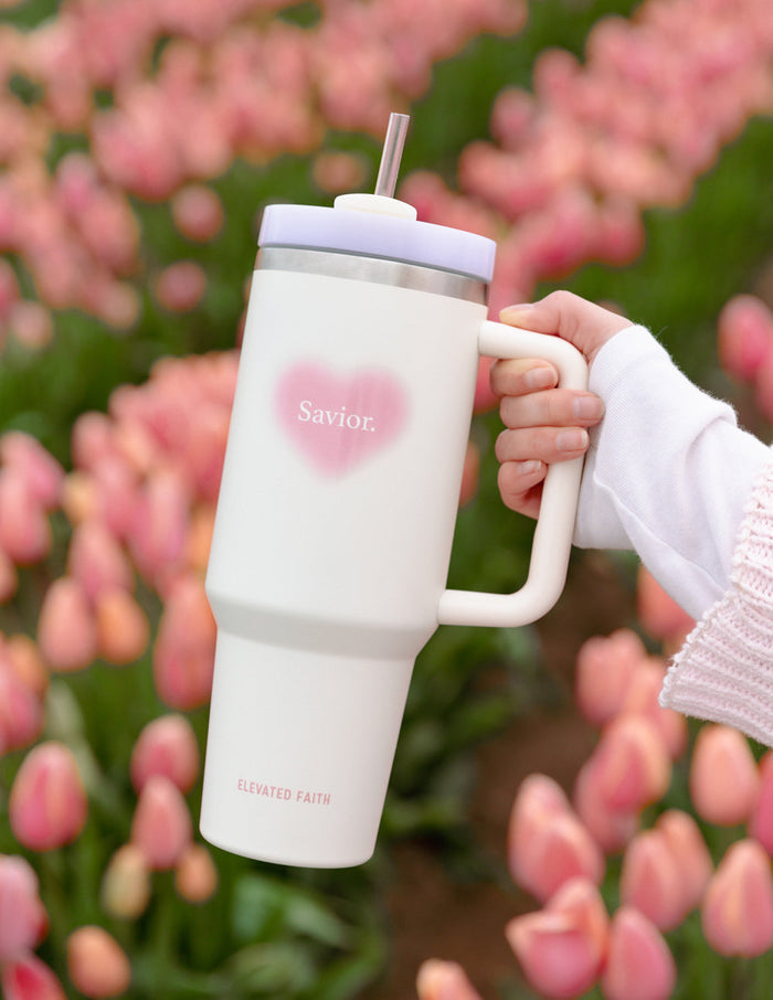 Savior 40 oz Tumbler Elevated Faith