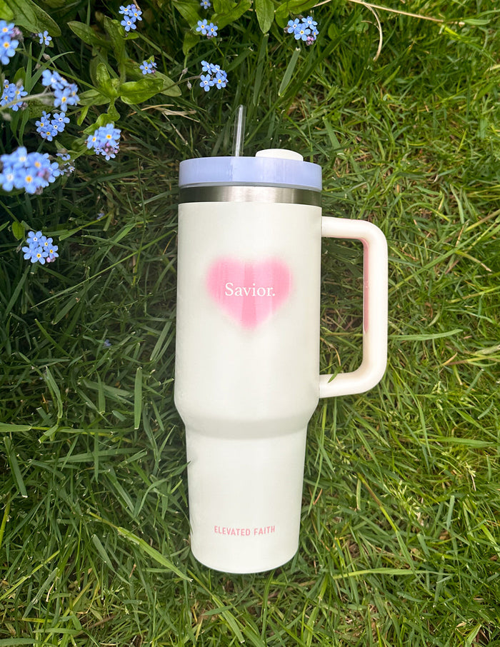 Savior 40 oz Tumbler Elevated Faith