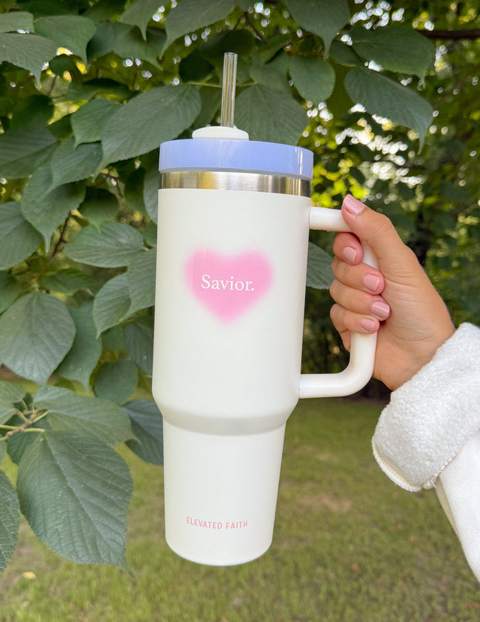 Savior 40 oz Tumbler Elevated Faith