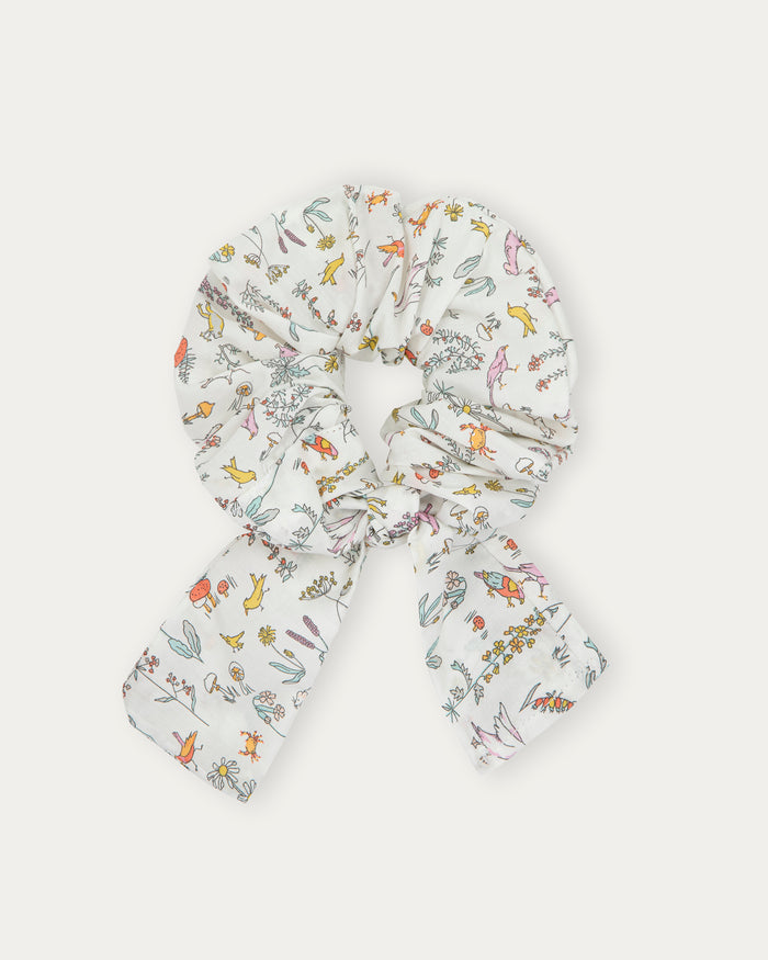 Scrunchy con fiocco rimovibile Liberty of London farm, elastico per capelli