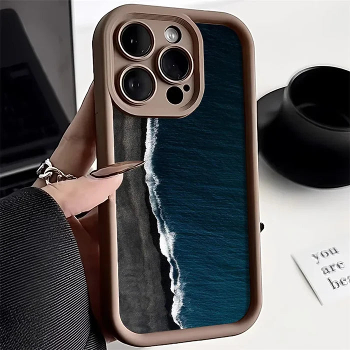 Sea Wave Soft Silicone Phone Case PhoneShells