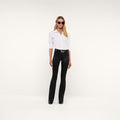wax coated jean L'AGENCE