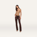 wax coated jean L'AGENCE