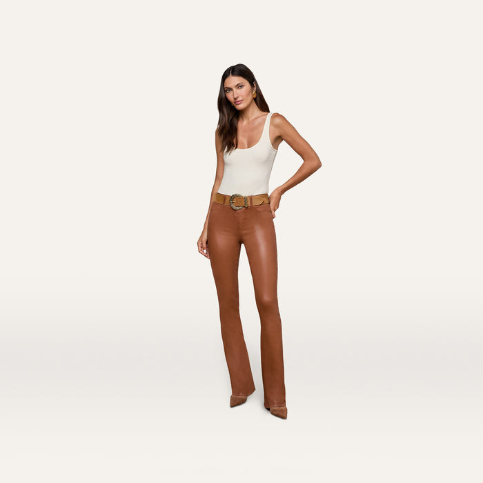 wax coated jean L'AGENCE
