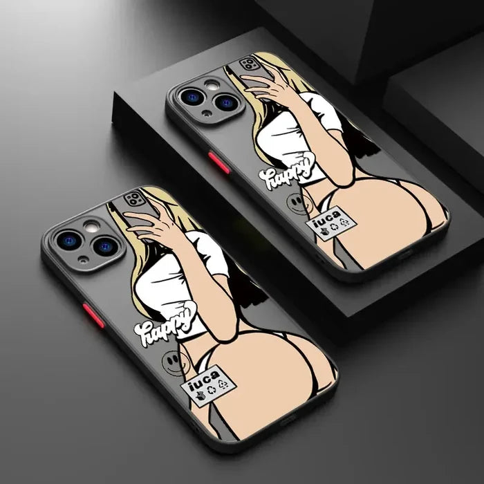 Sexy Girl Silicone Phone Case PhoneShells