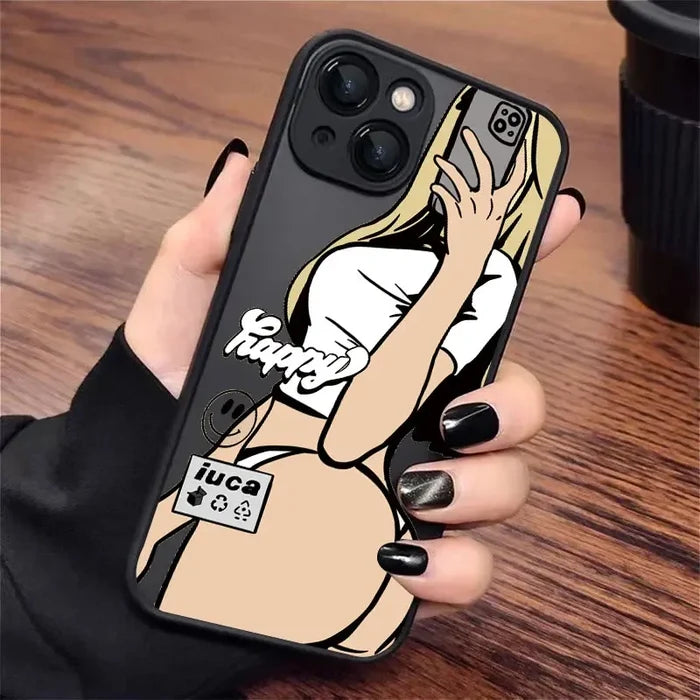 Sexy Girl Silicone Phone Case PhoneShells