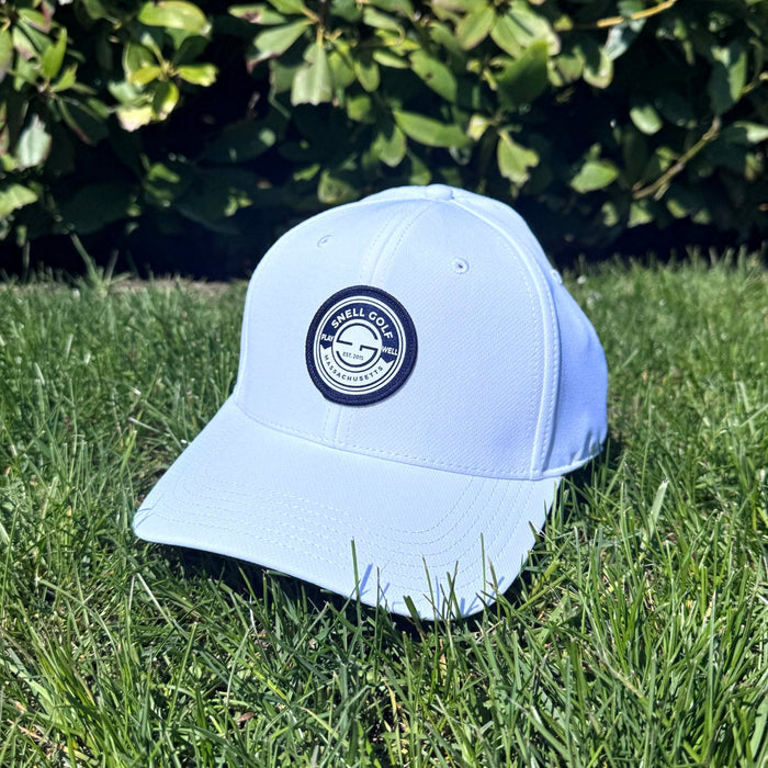 SG Patch Golf Hat Hats Snell Golf White