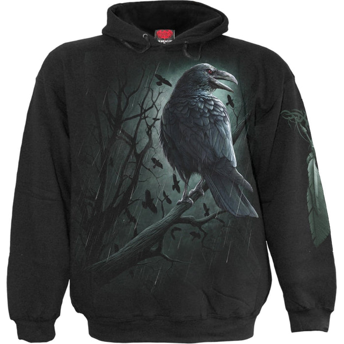 SHADOW RAVEN - Hoody Black Spiral USA