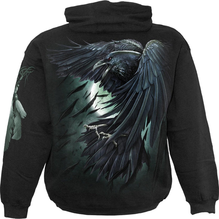 SHADOW RAVEN - Hoody Black Spiral USA