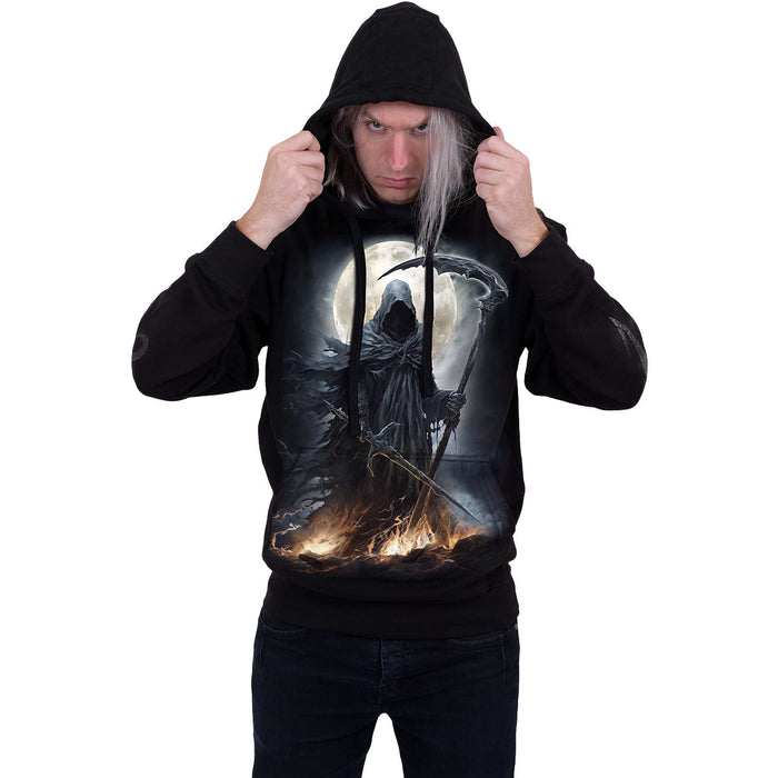 SHADOW RIDER - Hoody Black Spiral USA