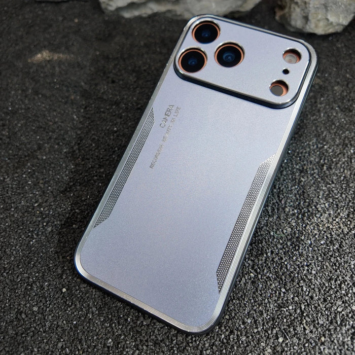 Shockproof Alloy Matte Metal Phone Case For iPhone PhoneShells