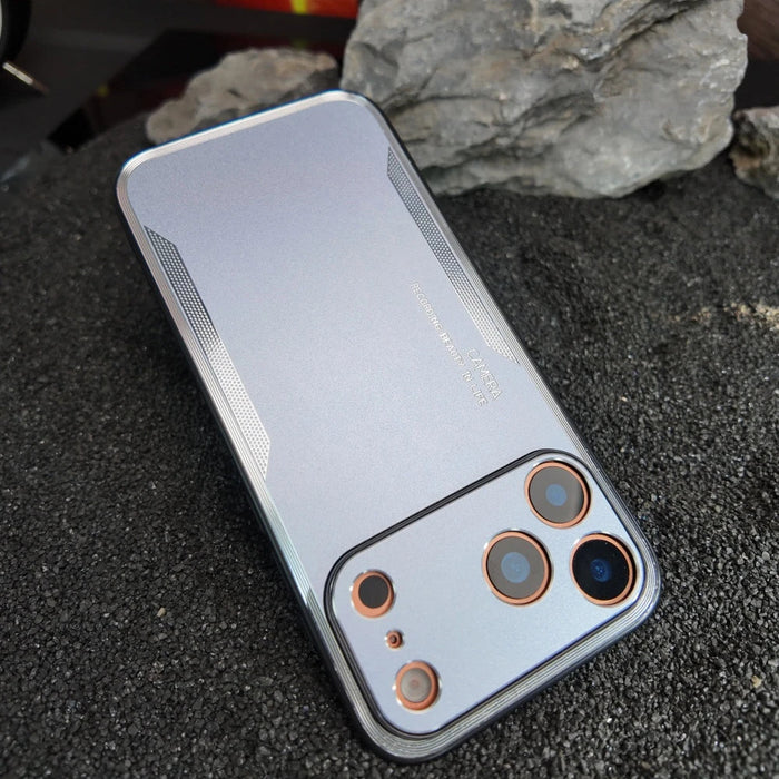Shockproof Alloy Matte Metal Phone Case For iPhone PhoneShells