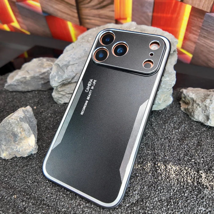 Shockproof Alloy Matte Metal Phone Case For iPhone PhoneShells