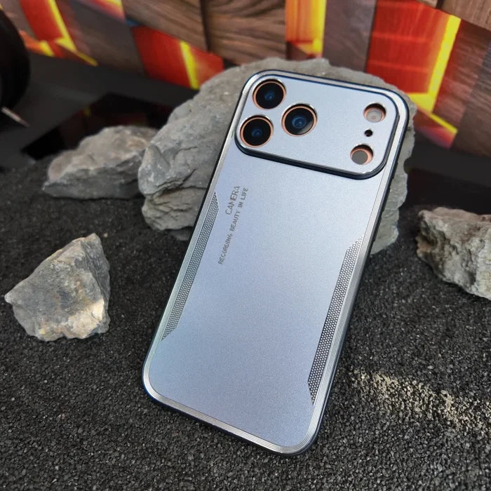 Shockproof Alloy Matte Metal Phone Case For iPhone PhoneShells