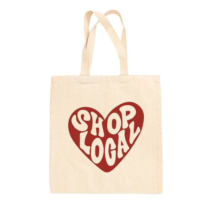 Shop Local Red Heart Tote Bag Ivy + Cloth