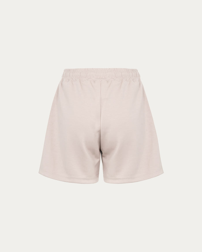 Shorts larghi donna beige