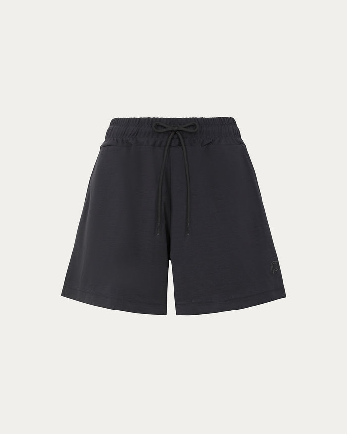 Shorts larghi donna neri