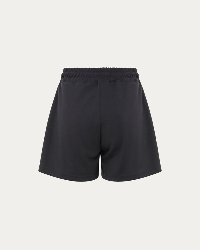 Shorts larghi donna neri