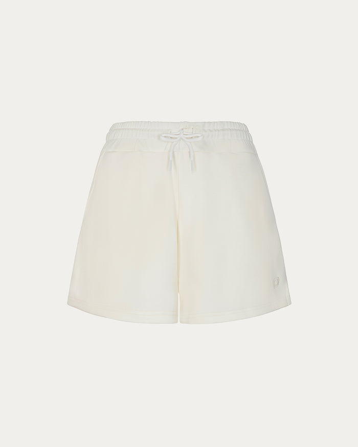 Shorts larghi donna panna