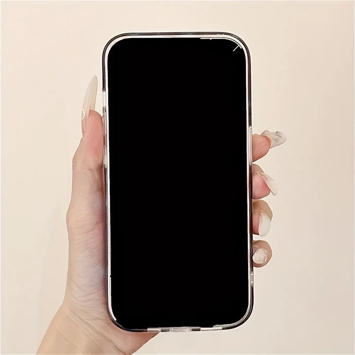 Simple Fashion Smudge Leopard Print Soft Phone Case For iPhone PhoneShells