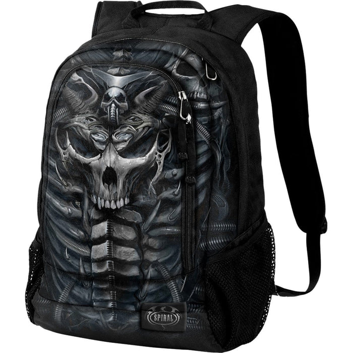 SKULL ARMOUR - Back Pack - With Laptop Pocket Spiral USA