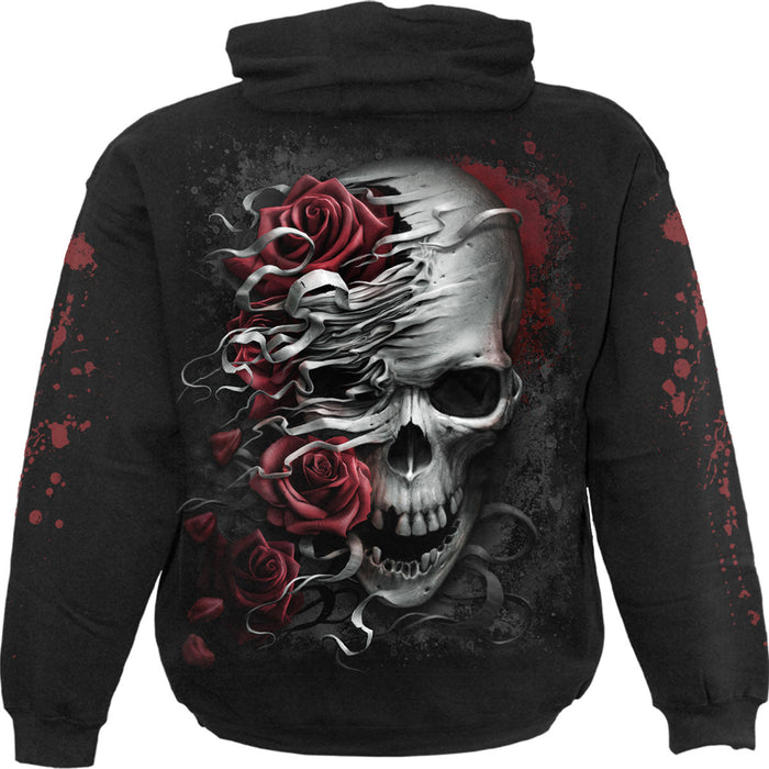 SKULLS N' ROSES - Kids Hoody Black Spiral USA