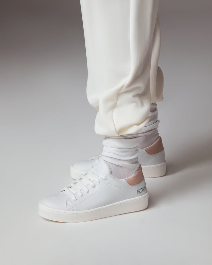 Sneakers Chiara Elisa bianco nude, vegane ecologiche