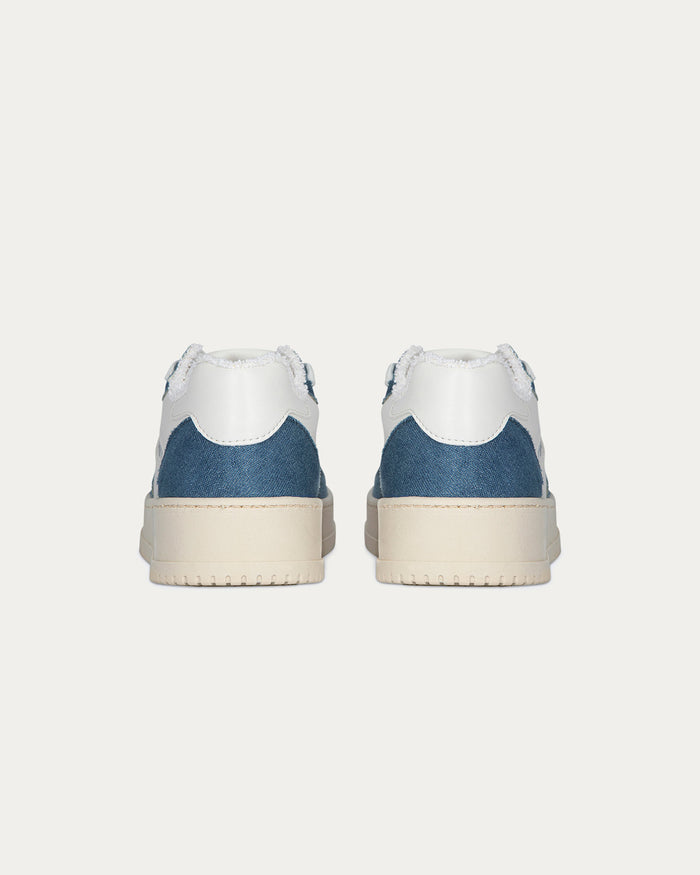 Sneakers Lauren bianco jeans, vegane ecologiche