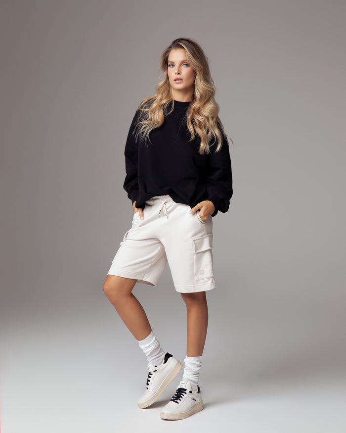 Sneakers Lauren bianco nero, vegane ecologiche