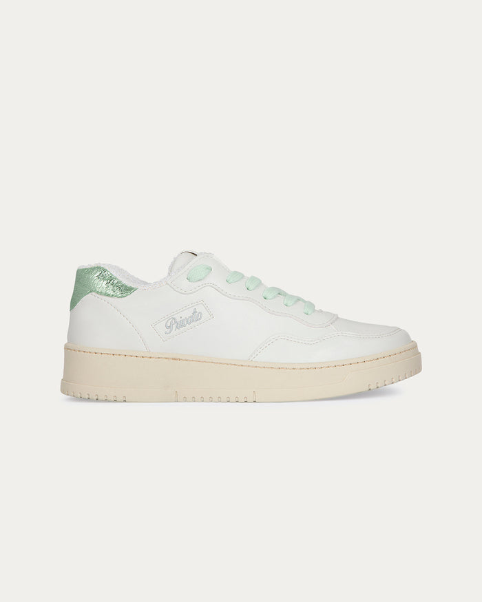 Sneakers Lauren bianco verde, vegane ecologiche