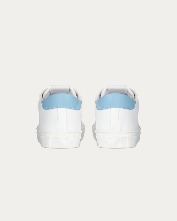 Sneakers Save the ocean bianco celeste, vegane ecologiche