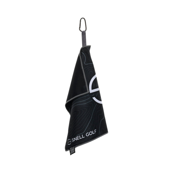 Snell Magnetic Performance Towel Towel Snell Golf Black