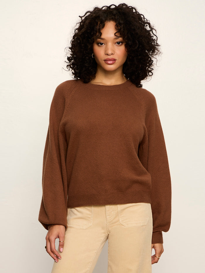 Soft Popover Sweater Cocoa Powder