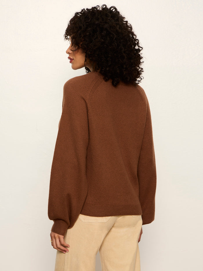 Soft Popover Sweater Cocoa Powder