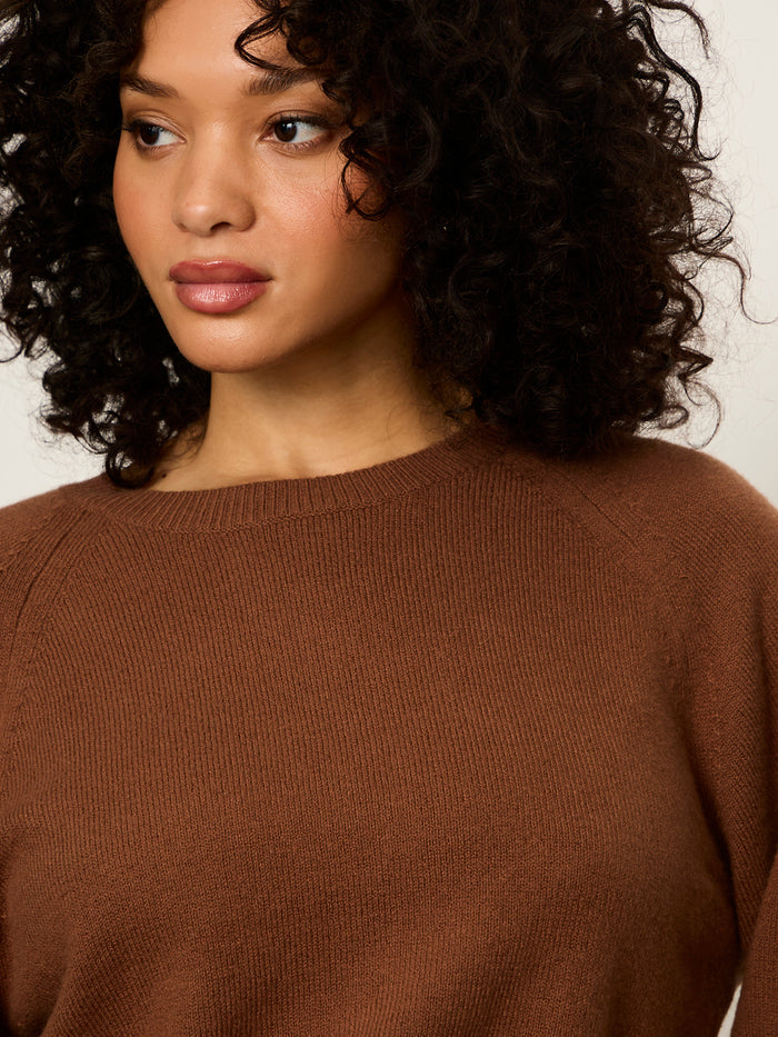 Soft Popover Sweater Cocoa Powder