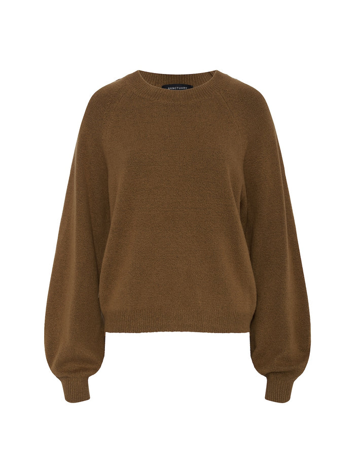 Soft Popover Sweater Cocoa Powder