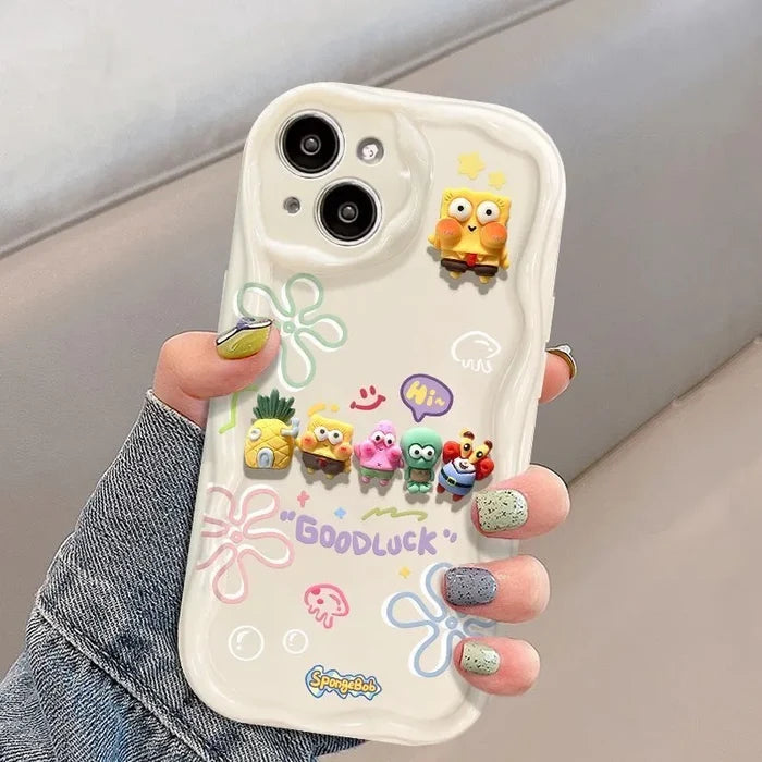 SpongeBob Friend Toy Cartoon Wave Soft Phone Case PhoneShells