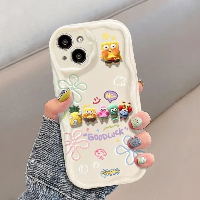 SpongeBob Friend Toy Cartoon Wave Soft Phone Case PhoneShells