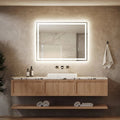 Standard Center Glow LED Bathroom Mirror HAUSVITA