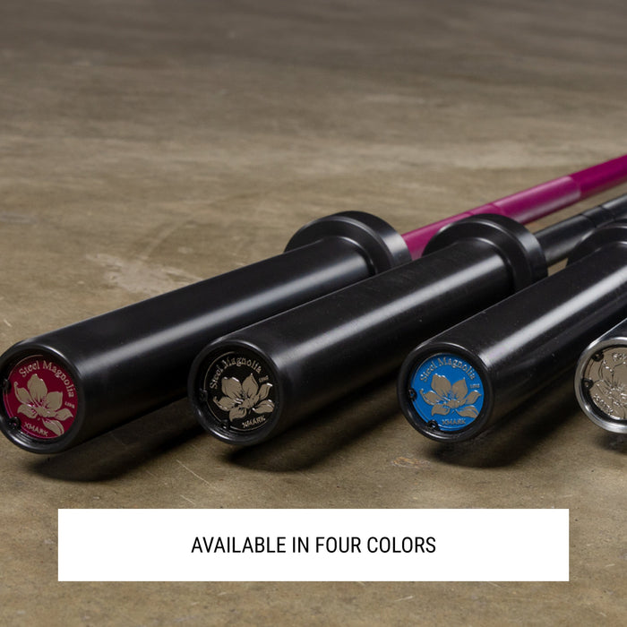 Steel Magnolia, IWF Women’s Training Bar 190,000 PSI, 15kg US Cerakote XMARK
