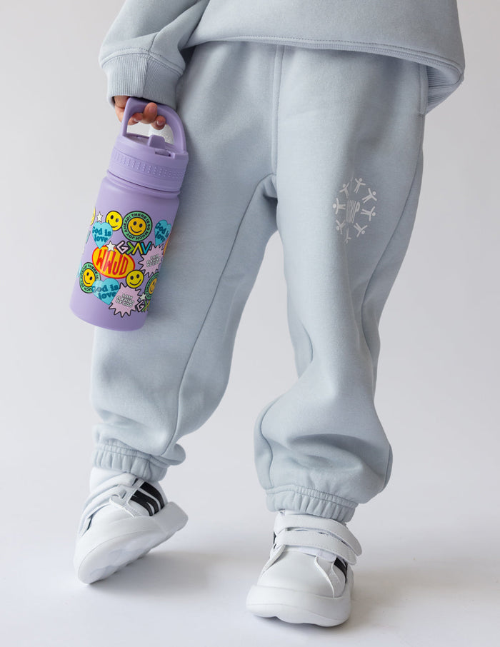 Sticker Collage Kids Water Bottle Elevated Faith