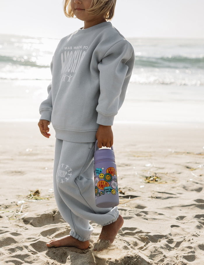 Sticker Collage Kids Water Bottle Elevated Faith