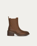 Stivaletti Chelsea cognac - Vegani con elastico