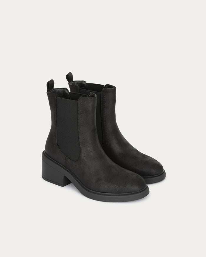 Stivaletti Chelsea neri - Vegani con elastico