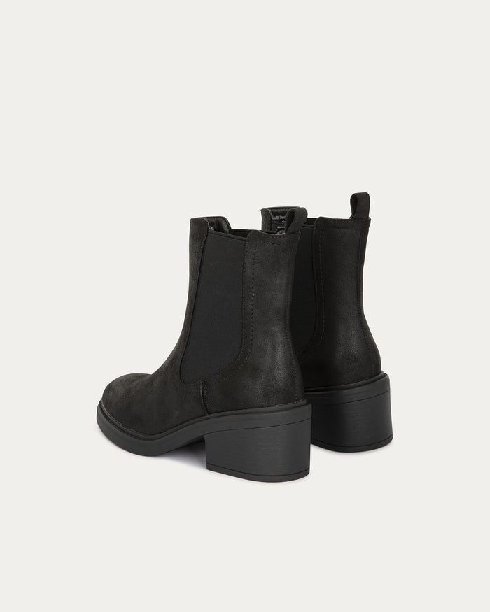 Stivaletti Chelsea neri - Vegani con elastico
