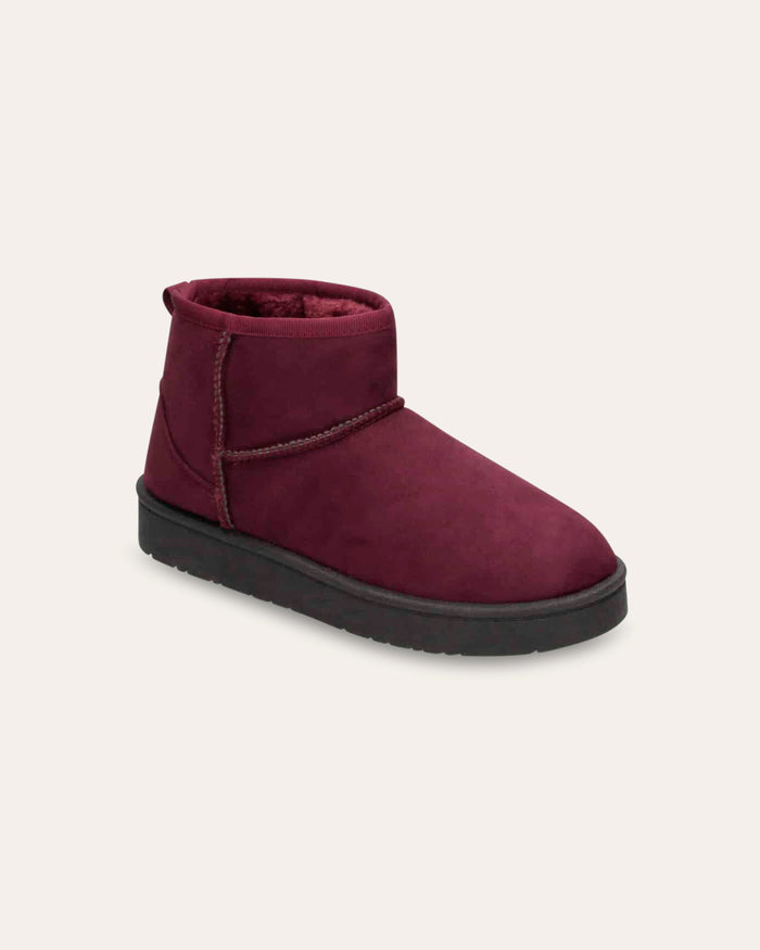 Stivaletti Cortina bordeaux - Vegani impermeabili