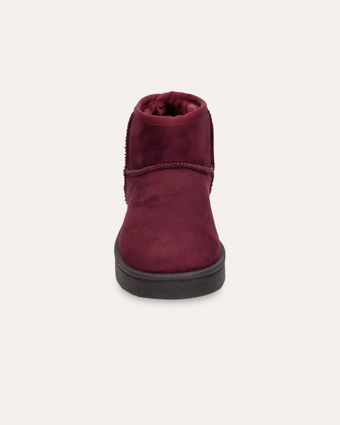 Stivaletti Cortina bordeaux - Vegani impermeabili