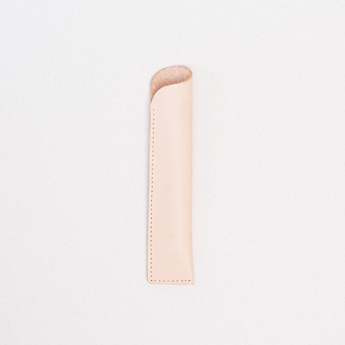 Leather Pen Sleeve for the Studio Fountain Pen in Natural